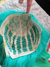 MSIWIGS mujer púrpura 22 colores Cosplay peluca ondulado corto sintético resistente al calor de pelo Rosa Rubio Ombre porque peluca