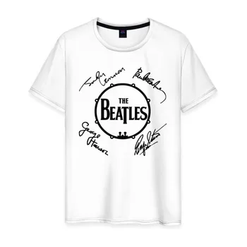 

Men's T-shirt cotton Beatles (autographs)