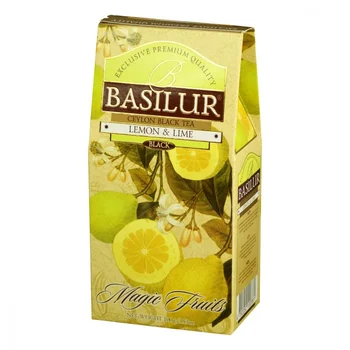 

Tea basilur "Magic Fruit-lemon and lime", black with additives, 100 gr