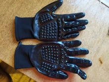 1 Pair Grooming Glove for Cats Soft Rubber Pet Hair Remover Dog Horse Cat Shedding Bathing