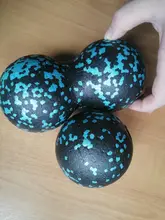 Pelota de miofascia EPP Lacrosse, Bola de masaje de cacahuete de alta densidad, ligera, Fitness, ejercicio, Fascia, alivia el dolor, Yoga