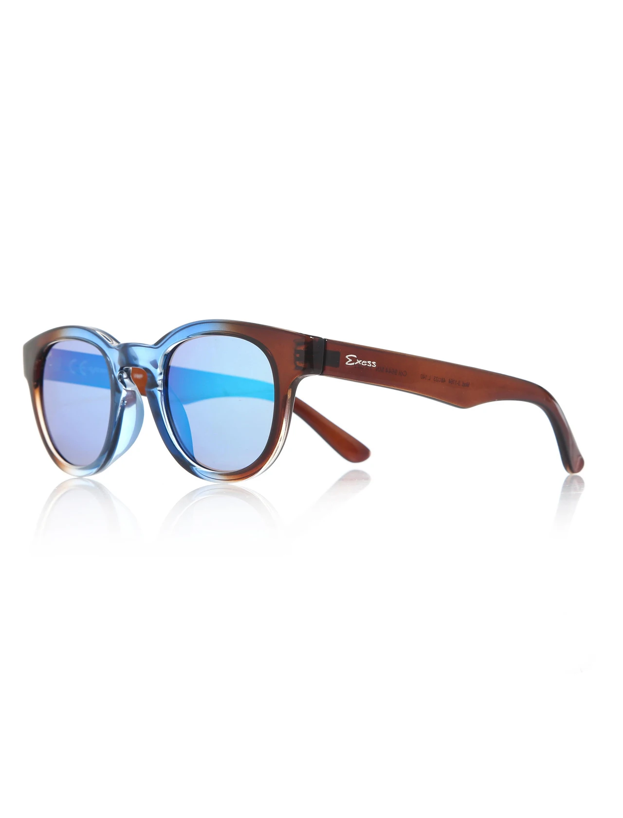 

Unisex sunglasses e 1764 9644 mn bone color organic oval aval 48-23-140 exess