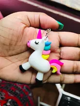 LLavero de PEGASO de unicornio para hombre y mujer, colgante de anillo con personalidad creativa, bolsa de llavero para parejas, venta al por mayor