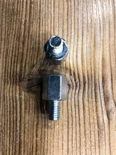 Par de adaptadores de espejo trasero para motocicleta, M10, 10MM, M8, 8MM, 6MM, en sentido horario, antihorario, tornillo cambiador de rosca para mano derecha e izquierda