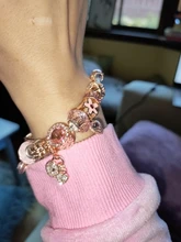 Pulsera con cuentas de corazón a corazón para mujer, 30 estilos, pulsera fina, regalo de aniversario de boda
