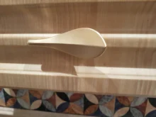 Cabinet-Knob Furniture-Handles Door-Pulls Leaf-Shaped Brass Gold Nordic-Style 32mm YUTOKO