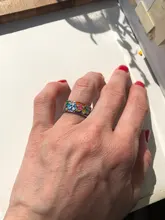 Anillos de plata de ley 925 para mujer, CZ blanca hecha a mano, esmalte, Gato encantador, anillo único de moda para fiesta, joyería