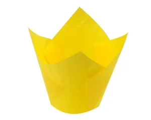 

Yellow Tulip Tulip Muffin Cupcake Mini Cake Mould Capsule 160 PCs