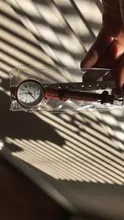 Reloj de pulsera pequeño Retro para mujer, cronógrafo marrón, de cuero, marca de moda, 2020, 1 ud.