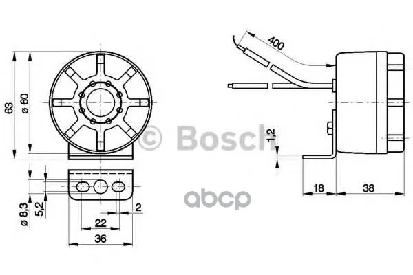 Сигнал Заднего Хода Bosch арт. 0986334001
