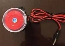 Qolelarm-minibocina de sirena para interior con cable de 120dB 6-12VDC, sirena fuerte para sistema de alarma inalámbrico gsm, envío gratis