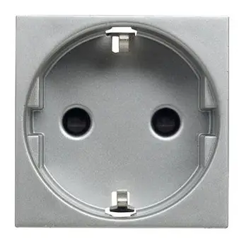 

The mechanism of the socket Zenit 16A 250 V protection. Curtains with ground. Silver ABB supplier