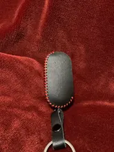 Funda con 3 botones para llave de coche, funda con Tapa de cuero genuino para llavero plegable de Alfa Romeo, Mito, Giulietta 159 Gta