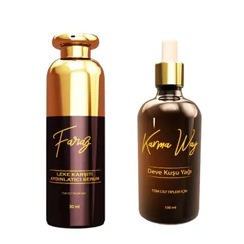 

Karma Way Faraz Serum 30ML + Ostrich Oil 100ML Health Beauty Natural Male Female Anti-Aging -Blemish Pain