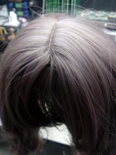 Msholy-peluca ondulada rosa con flequillo Bob corto, Pelo Rizado Bob, pelucas púrpuras sintéticas Rojas, rubias y verdes, Cosplay de alta temperatura