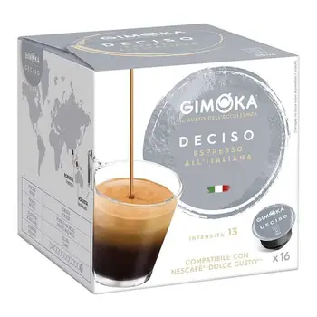 

Espresso Deciso Gimoka®, Dolce Gusto®Compatible 16 capsules