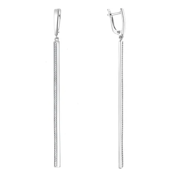 

Earrings made of silver with cubic zirconia