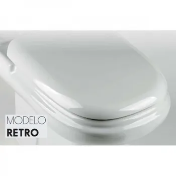 

TOILET lid Universal RETRO WHITE