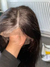 Puromi 13x1 4x1 medio de malla con división pelucas brasileñas no Remy pelucas de cabello humano T parte de encaje peluca 10-28 pulgadas Pre arrancado