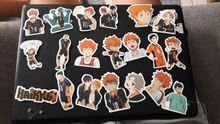 Fridge Stickers Guitar Laptop Anime Haikyuu Motorcycle Waterproof Luggage Travel 20/50pcs/pack