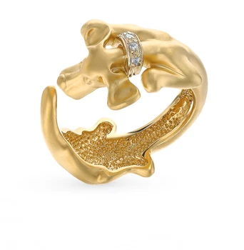 

Silver ring with cubic zirconia sunlight sample 925