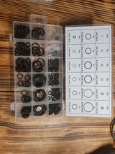 O-Ring Rubber Washer Seals-Set Car-Gasket Assortment Nitrile Black High-Quality 