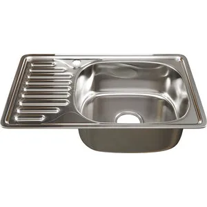 

Kitchen sink mixline mortise 42x66 with siphon, stainless steel 0,6mm (4630030632474)