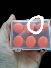 Tapones protectores para los oídos de silicona suave, impermeables, antiruido, para natación y deportes acuáticos, 6 uds.