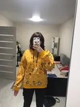 Sudadera con capucha de una sola carretera para hombre y mujer, ropa informal japonesa de gran tamaño, amarilla, Anime, Harajuku