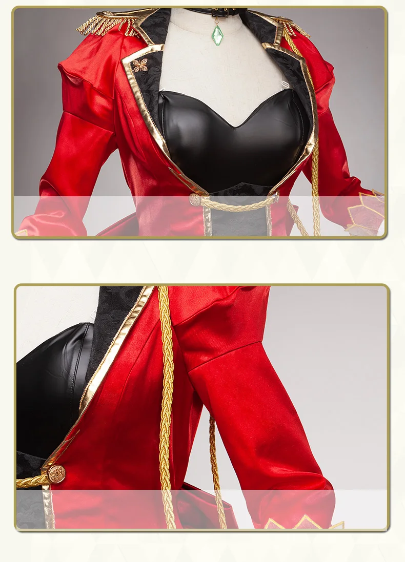 DokiDoki/игра Fate Grand Order Nero, для косплея Fate Idol Nero FGO, Женский костюм на Хэллоуин, красная униформа