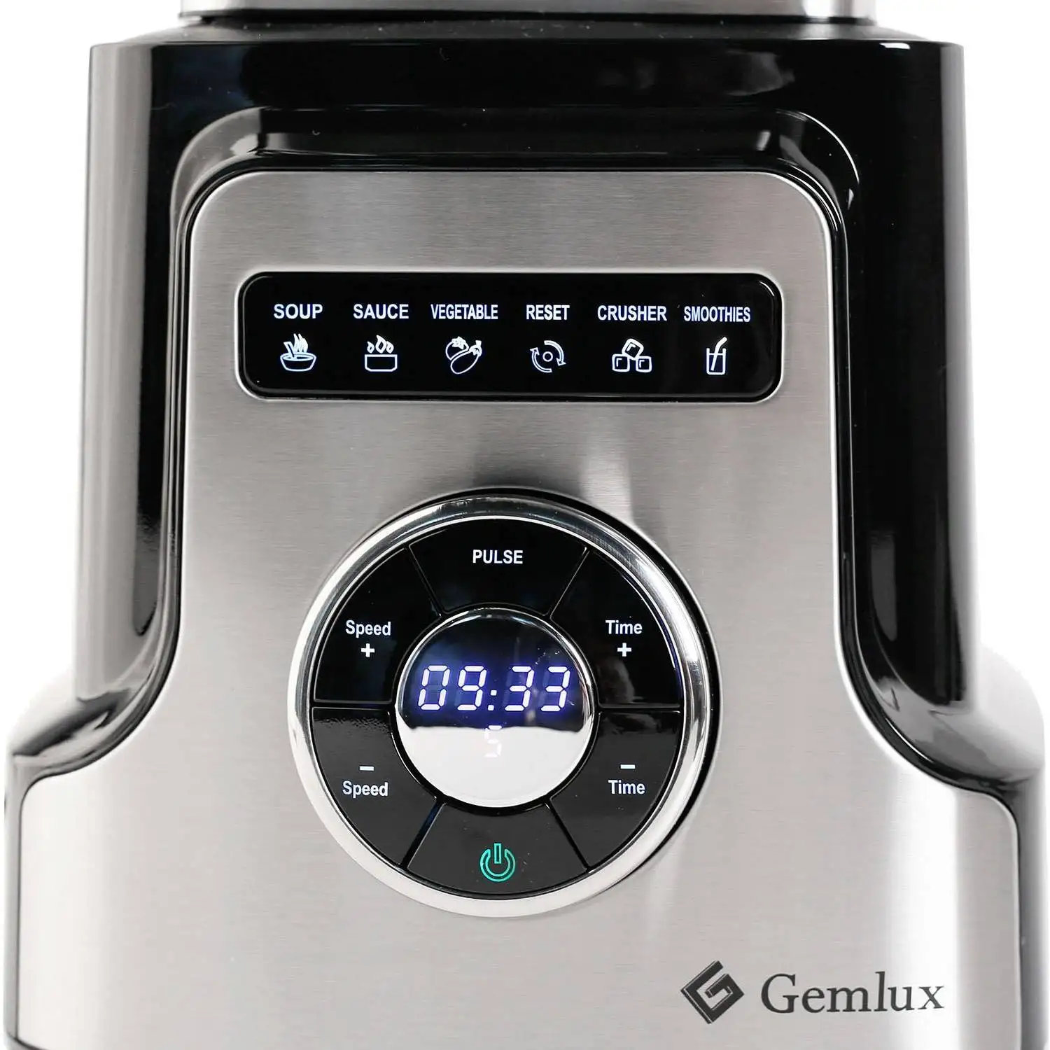 Блендер GEMLUX GL-PB9200T (2000 Вт; чаша 2л; 6 скоростей работы; встроенный дисплей; 32000 об/мин; таймер; колка льда; з