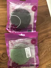 Forma redonda Konjac esponja Puff cosmético de limpieza esponja Natural, esponja Konjac lavado Flutter limpiador Facial piel limpia herramientas