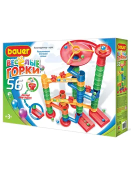 

Developing children's construction set Bauer 583 "Funny slides" 56