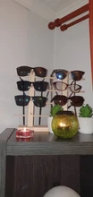 Nuevos soportes de estantería para gafas de sol, expositor de madera, soporte para puesto expositor, 9 tamaños, Material Natural