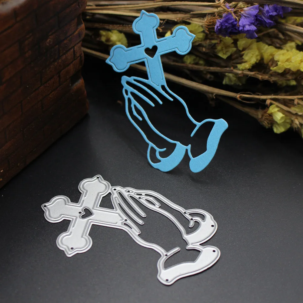 Prayer Bless Cross metal dies cutting for scrapbooking paper card making 2020 new knife Die Template Craft Dies | Дом и сад