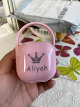 Custom Pacifier Container Nipple MIYOCAR Shower Any-Name Gift Baby Personalized Can-Make