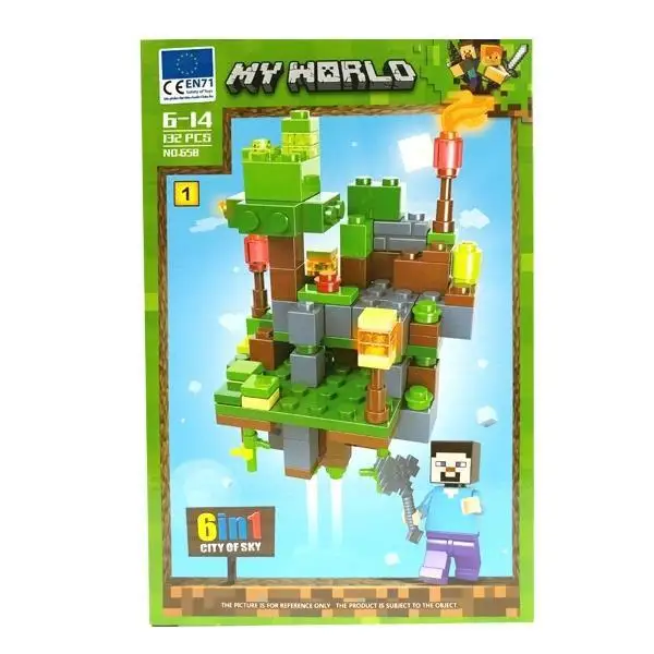 Minecraft My World Lego Set 132 Piece-658-1 Minecraft My World Lego Set 132 Piece-658-1