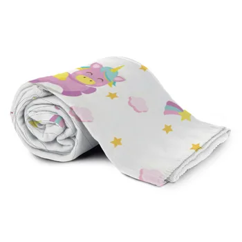 

Plaid 3D pink unicorn