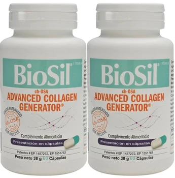 

Biosil Generador Avanzado de colageno - 60 cápsulas. Pack 2un.