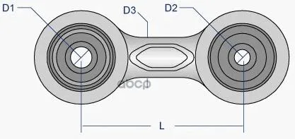 Vo-Ls-3053_тяга Стабилизатора Переднего! Vw Touareg All 02,Audi Q7 02 Moog Vols3053 Moog арт. VOLS3053
