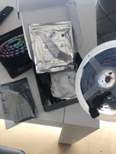 Lámpara de luz de fondo con Bluetooth y WIFI para decoración del dormitorio, controlador Flexible RGB 5050, cadena luminosa, tiras de luz LED