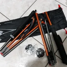 Trekking-Poles Walking-Stick Ultralight Carbon-Fiber AONIJIE Race Running Folding E4201