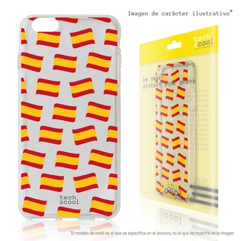 

FunnyTech®Case Silicone cover for ZTE Blade V9 Vita L Mini flags Spain