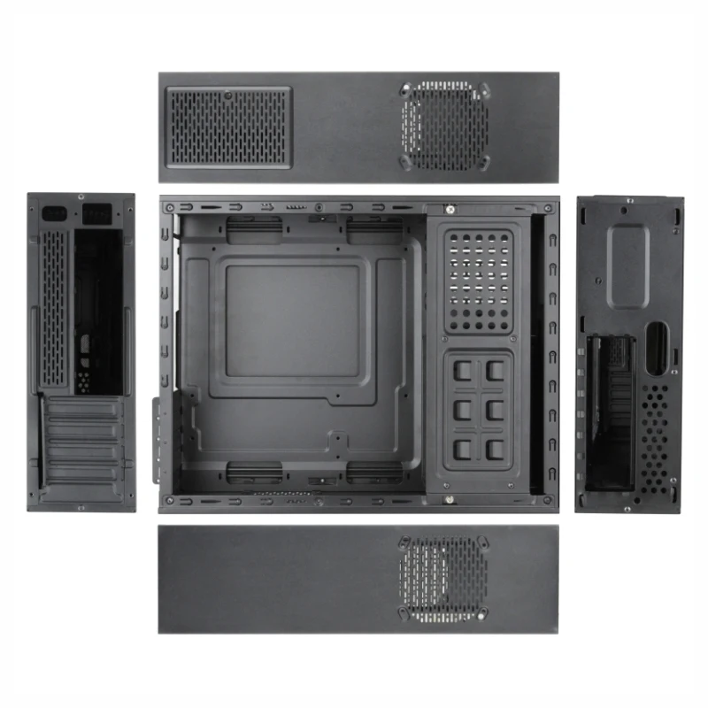ATX Mini-tower Box с питанием TooQ TQC-3005U3 Slim USB 3,0