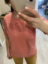 Basic Tees Loose Tshirt Khaki-Tops Oversized Korean Summer 9-Color Hirsionsan 100%Cotton