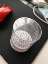 3 colores 48 agujeros brocas de decoración de uñas vacía caja de almacenamiento soporte de recipiente de exhibición manicura accesorios de la cubierta de acrílico herramientas