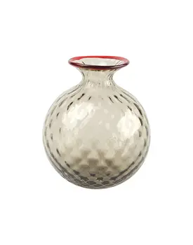 

Venini Monofiori Balloton vase large XL mole wire red