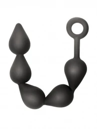 Black anal beads