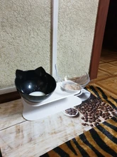 Cat-Bowls Products Pet-Food Raised-Stand Pet-Supplies Cats-Dogs-Feeders Non-Slip Double