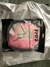 Mascarillas ffp2 de 6 capas, máscara respiradora de protección, fpp2, KN95, 98% de filtro, color negro y gris